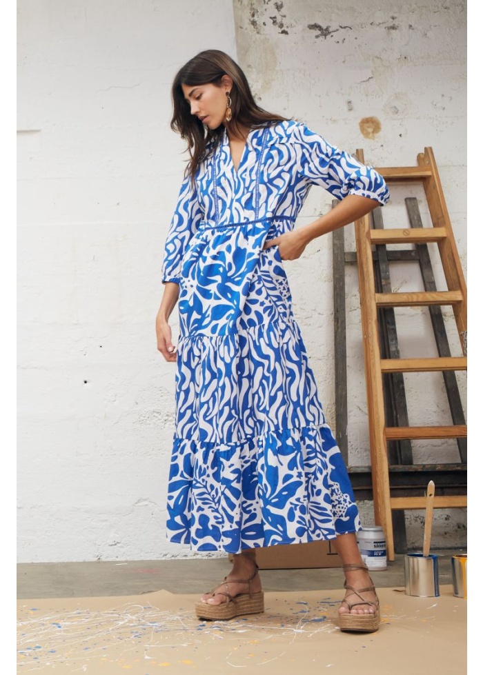 Oui | Print Tier Dress