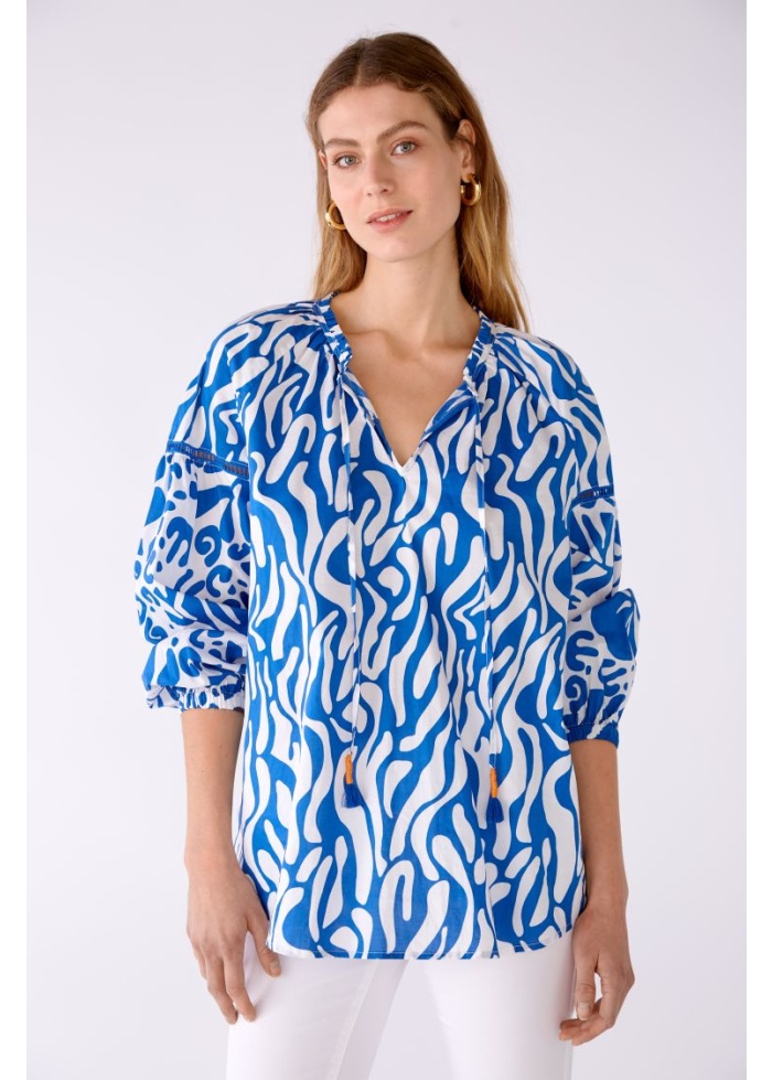 Oui | Print Blouse