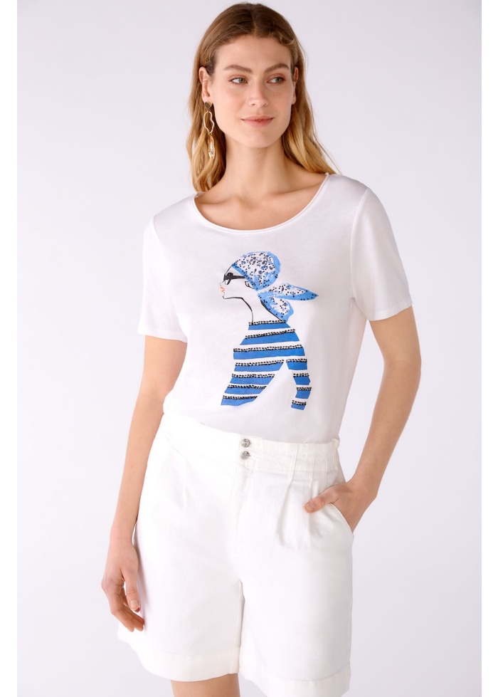 Oui | Rhinestone T-Shirt