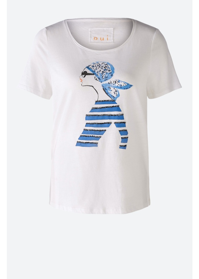 Oui | Rhinestone T-Shirt