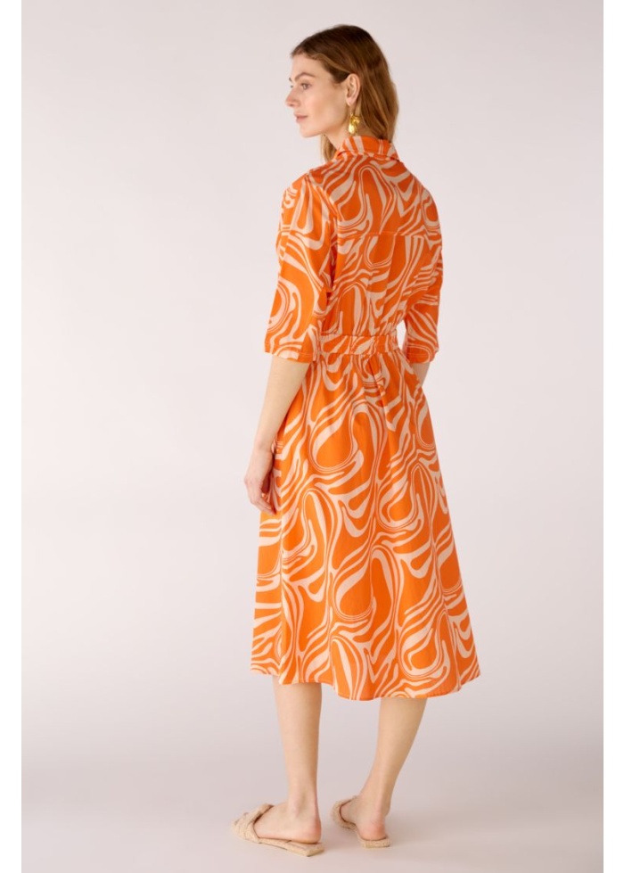 Oui | Swirl Shirt Dress