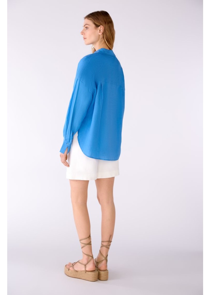 Oui | Longer Linen Shirt
