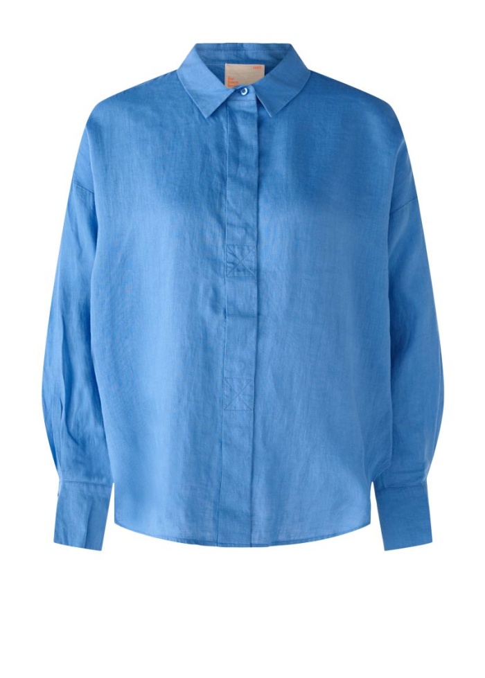 Oui | Longer Linen Shirt