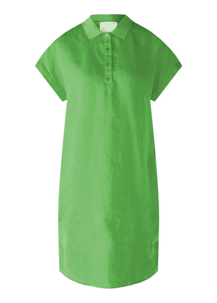 Oui | Linen Polo Dress