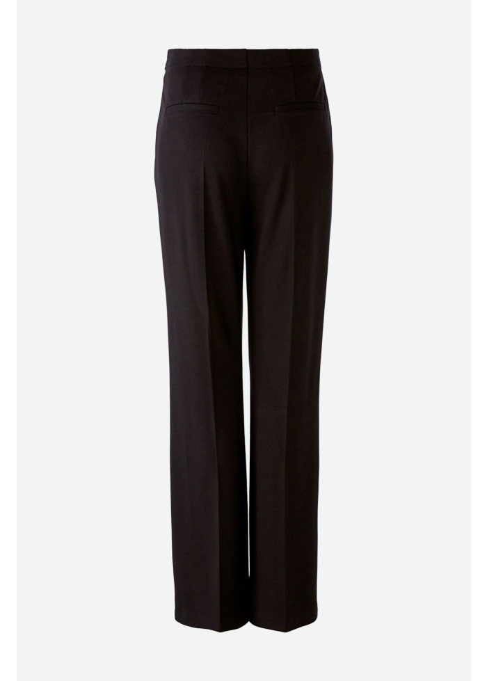 Oui | Wide Leg Trousers Black