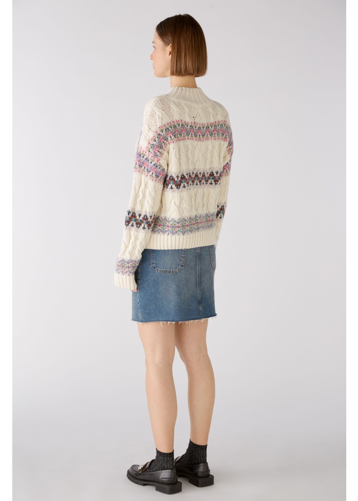 Oui | Stripe Knitted Jumper