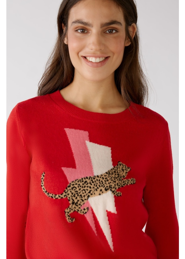 Oui | Leopard Flash Jumper