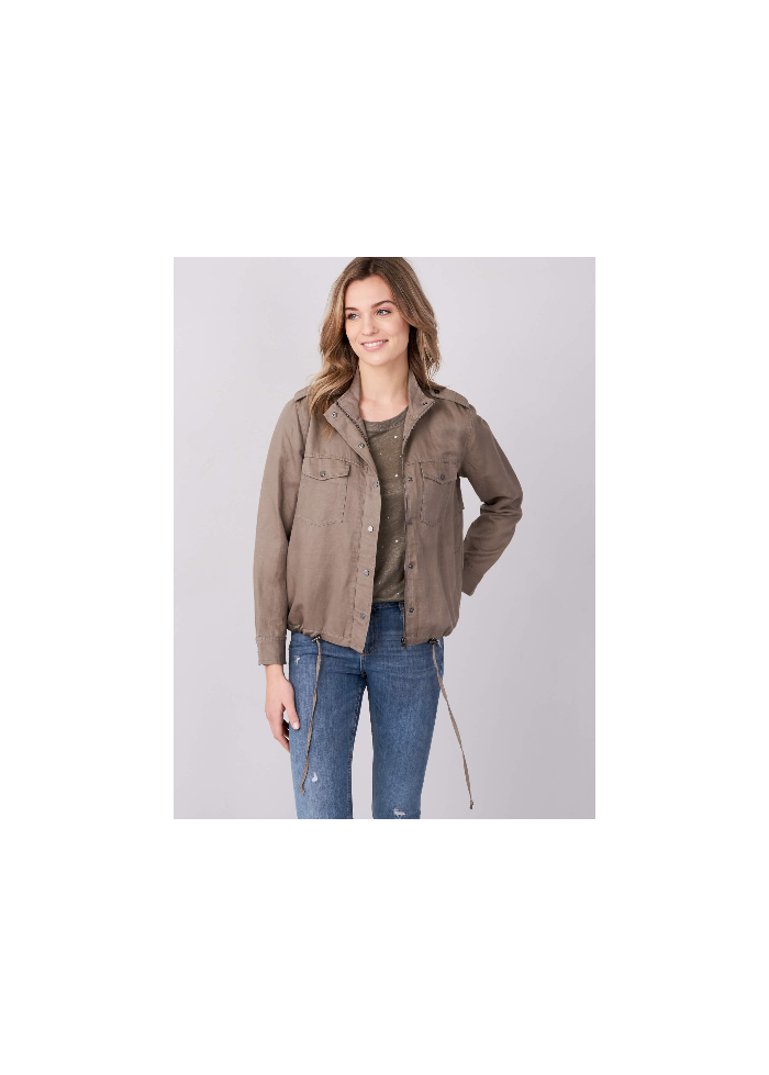 Lightweight Linen Blend Jacket