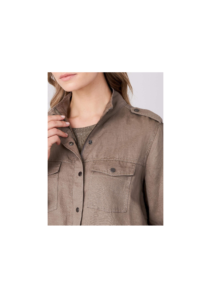 Lightweight Linen Blend Jacket