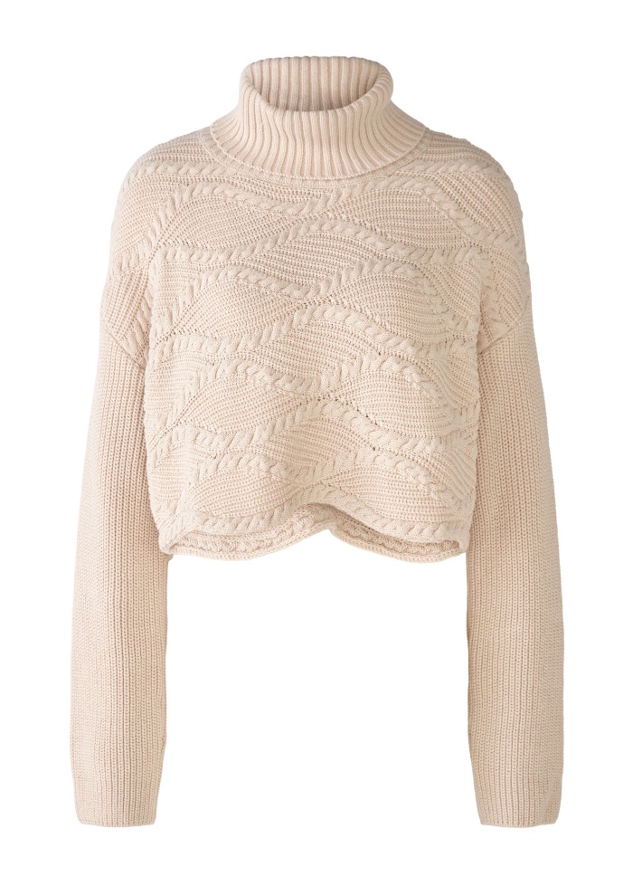 Oui | Scallop Hem Jumper
