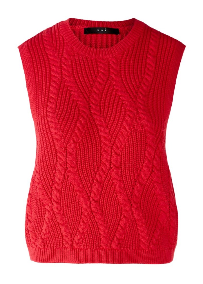 Oui | Cable Knit Slip-Over