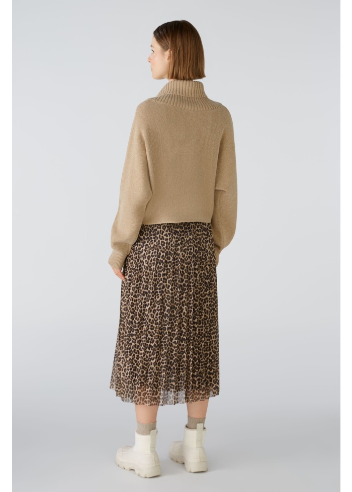 Oui | Short Roll Neck Jumper