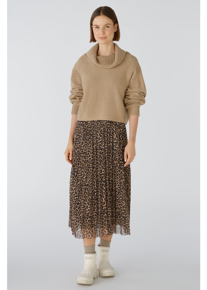 Oui | Short Roll Neck Jumper