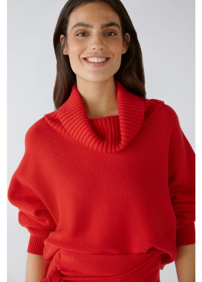 Oui | Wool Blend Rollneck Jumper