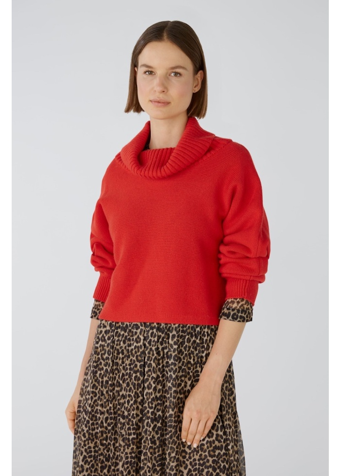 Oui | Wool Blend Rollneck Jumper