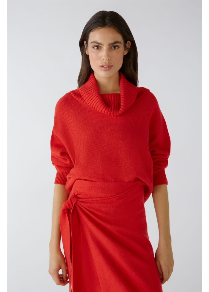 Oui | Wool Blend Rollneck Jumper