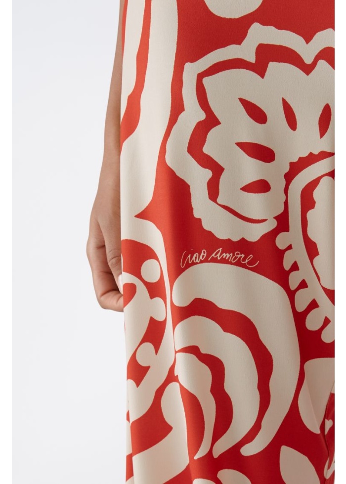 Oui | Printed Marlene Trousers