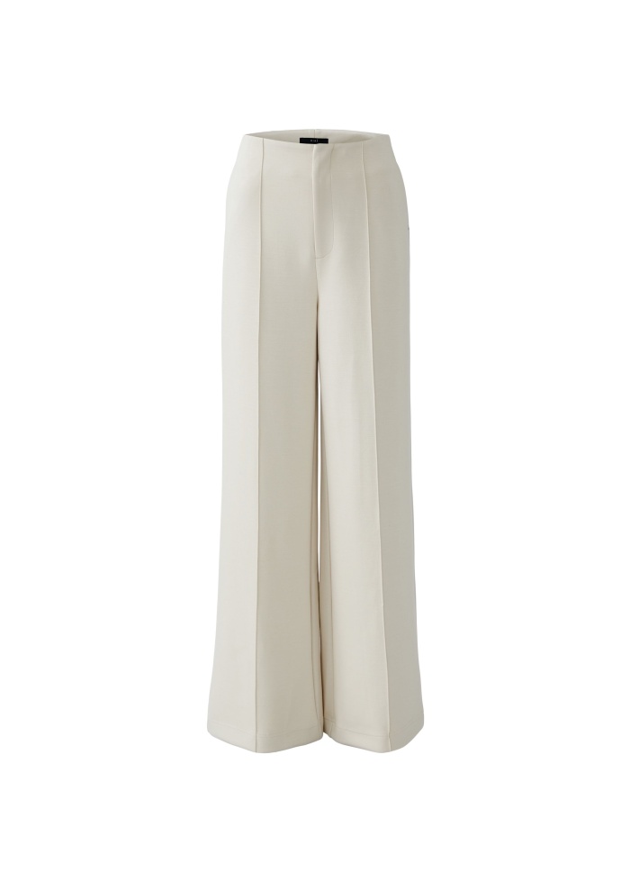 Oui | Scuba Cream Trousers