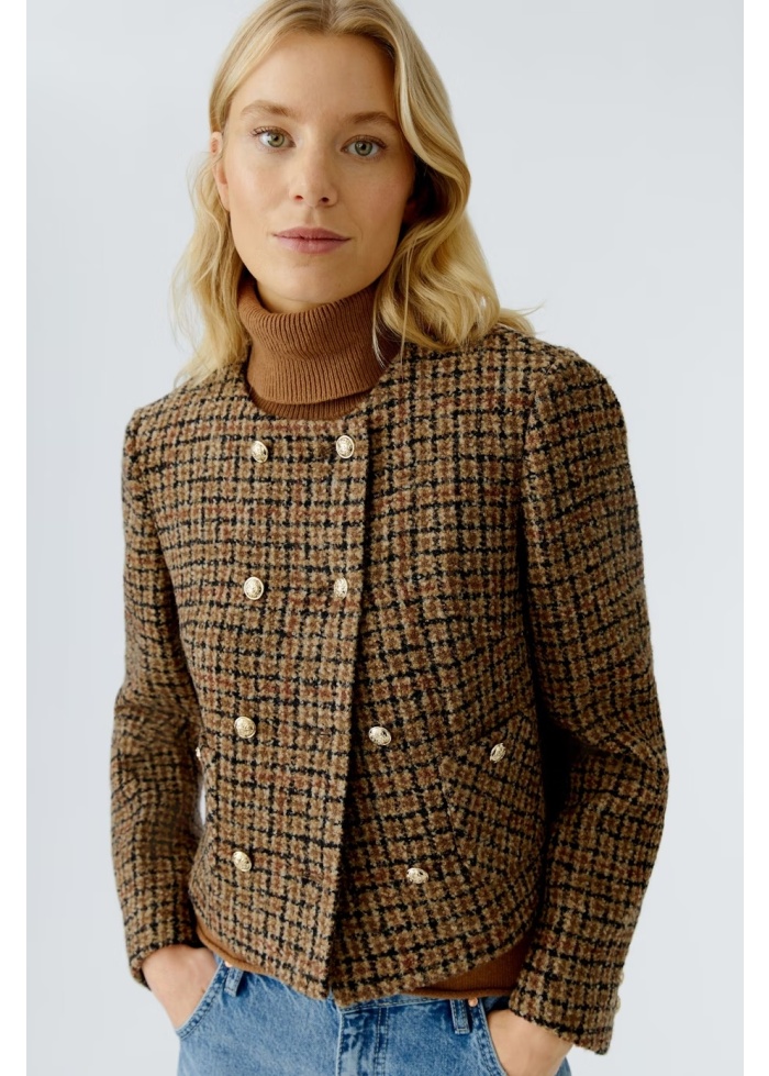Oui | Tweed Jacket 