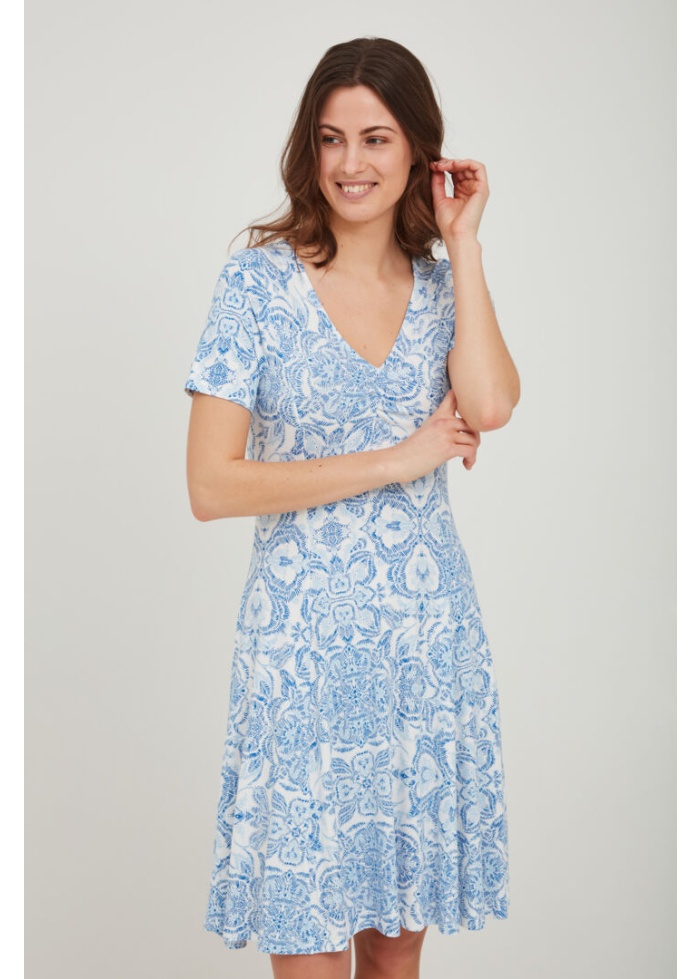 Fransa | Print Jersey Dress