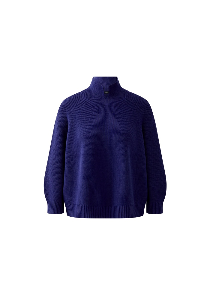 Oui | Split Neck Jumper 