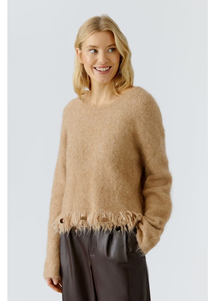 Oui | Fringe Detail Jumper