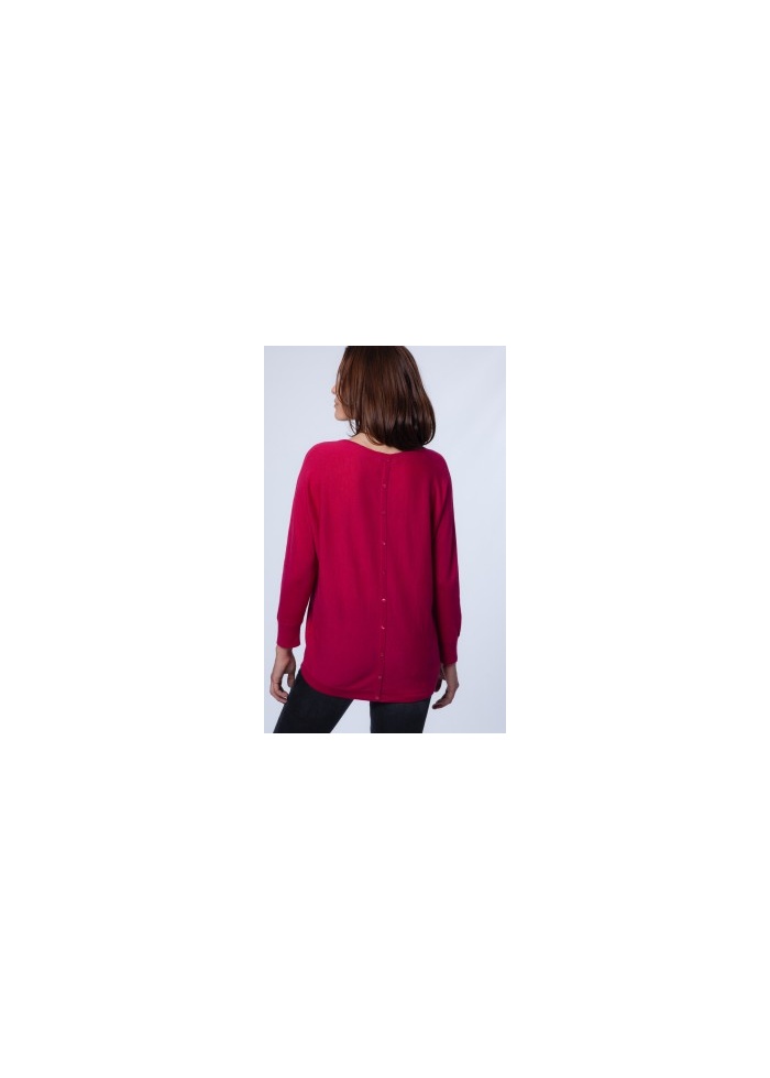 Cashmere Jumper With Batwings