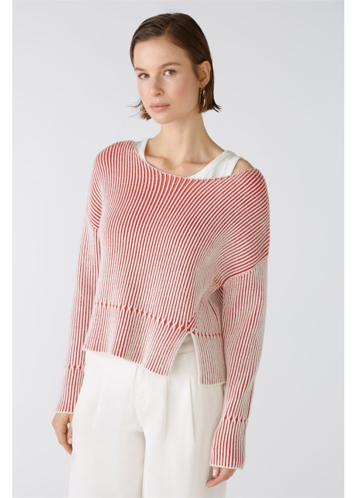 Oui | Slit Hem Jumper