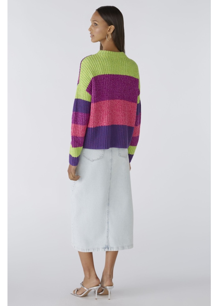Oui | Stripe Back Jumper