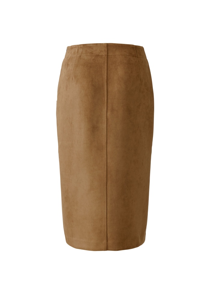Oui | Faux Suede Skirt