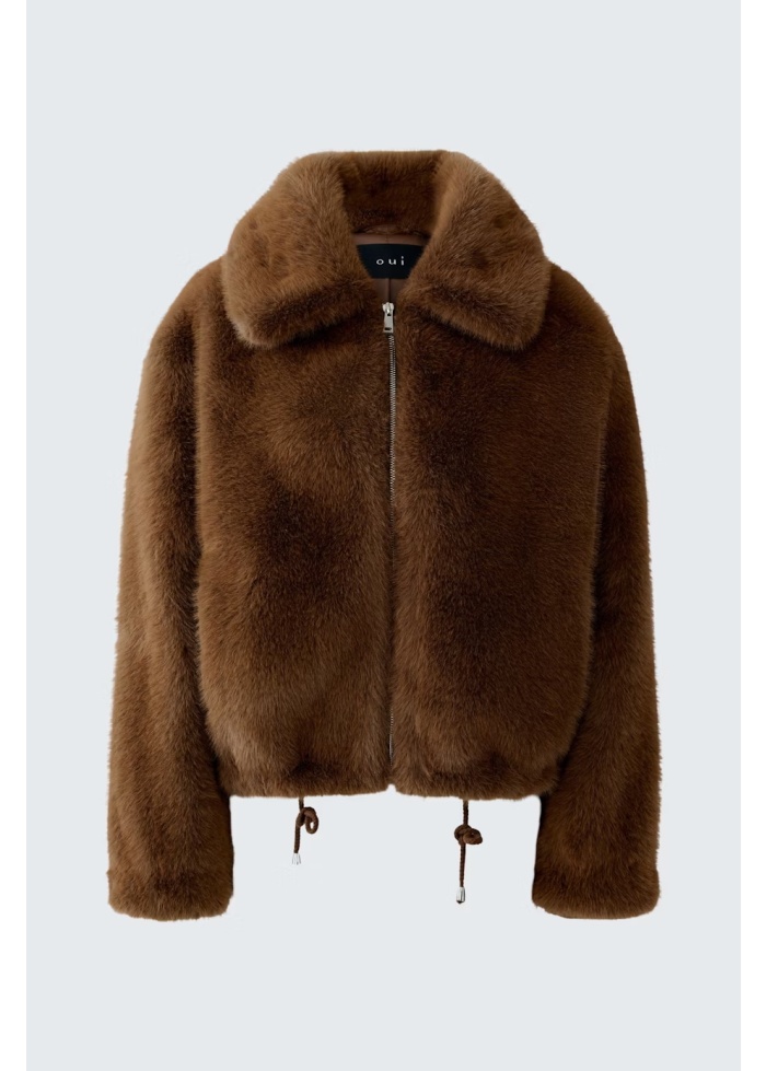 Oui | Furry Jacket