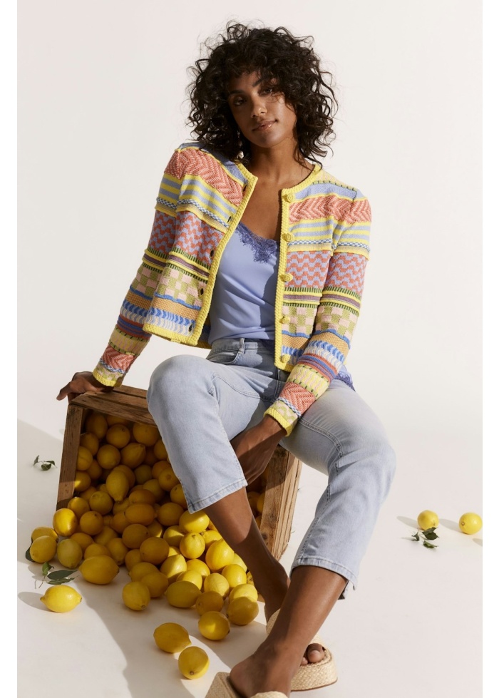 Oui | Cotton Cardigan