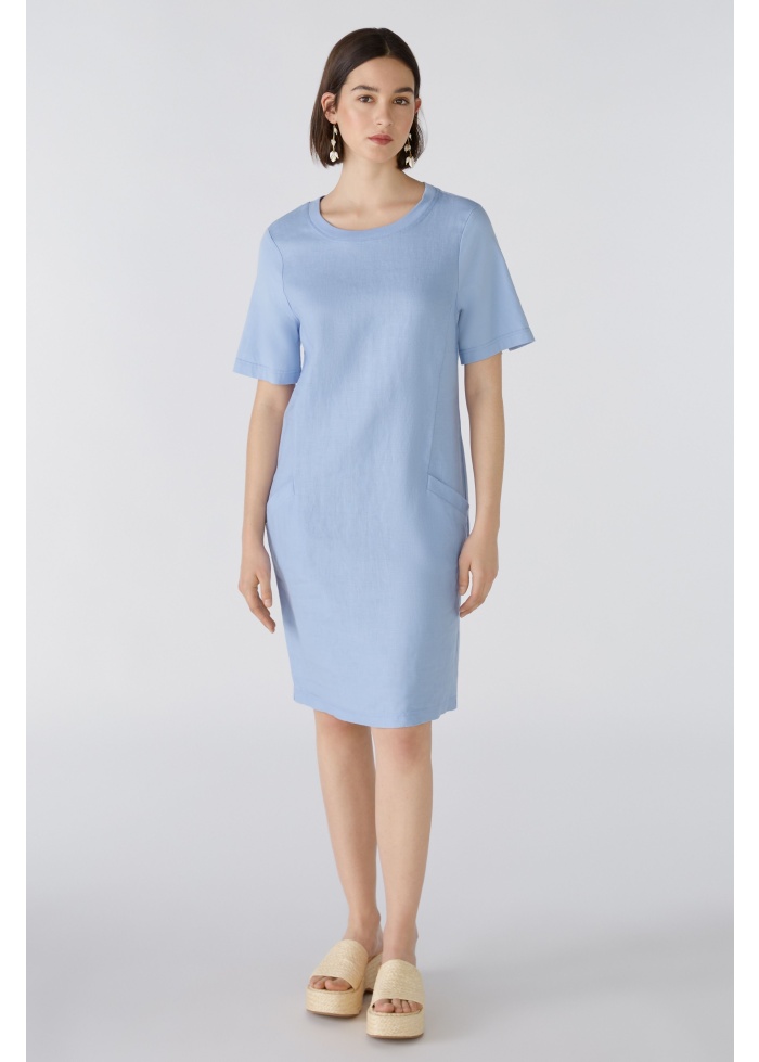 Oui | Linen Jersey Dress