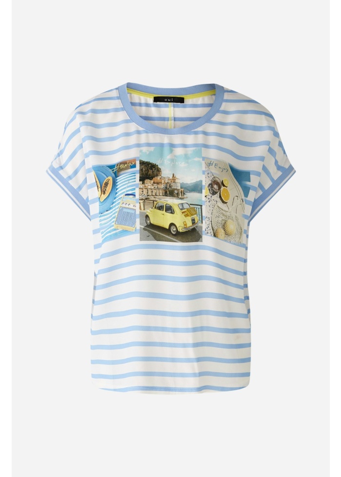 Oui | Patch Print T-Shirt