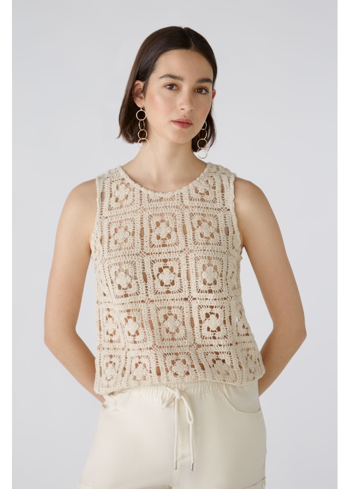 Oui | Crochet Top
