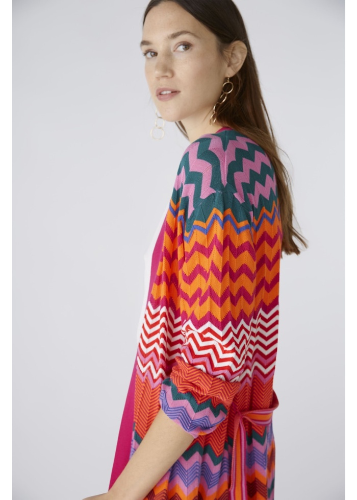 Oui | Zigzag Cardigan
