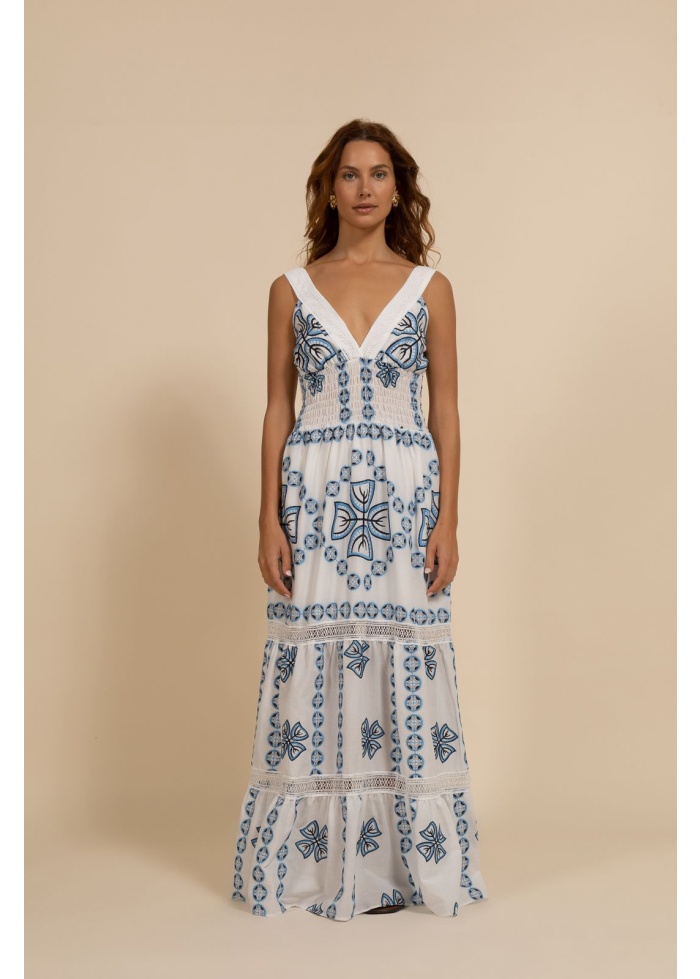 Kasia | Tiered Skirt Maxi Dress