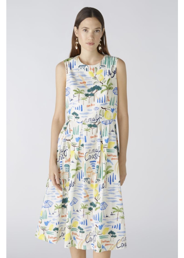 Oui | Amalfi cotton dress