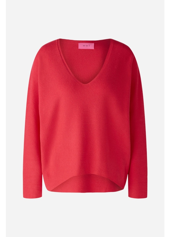 Oui | V-Neck Jumper