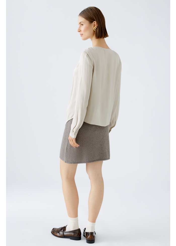 Oui | Silky Tie Blouse