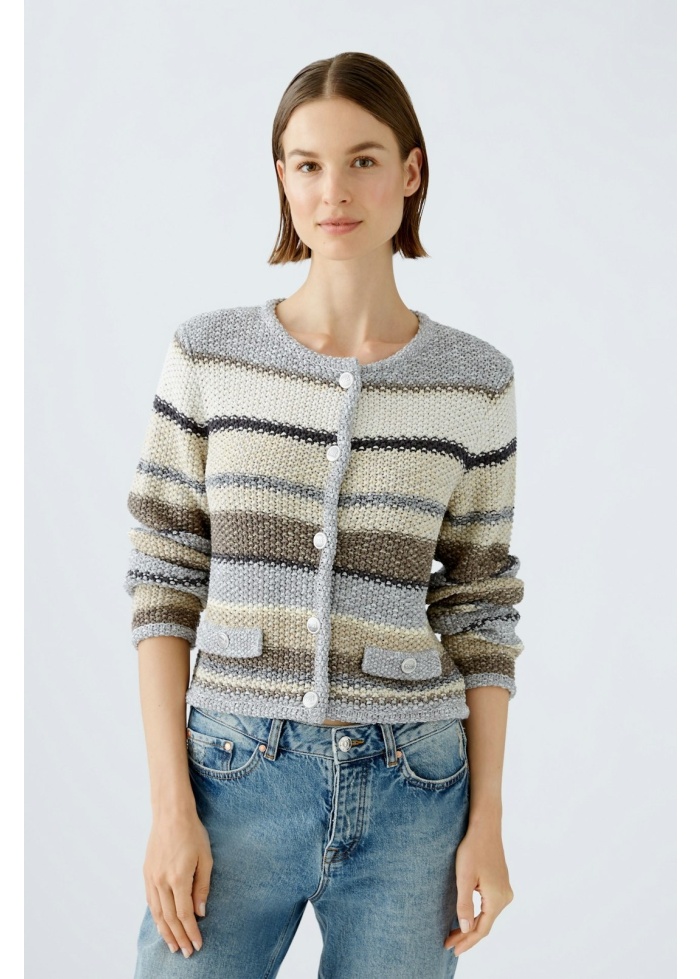 Oui | Decorative Cardigan 