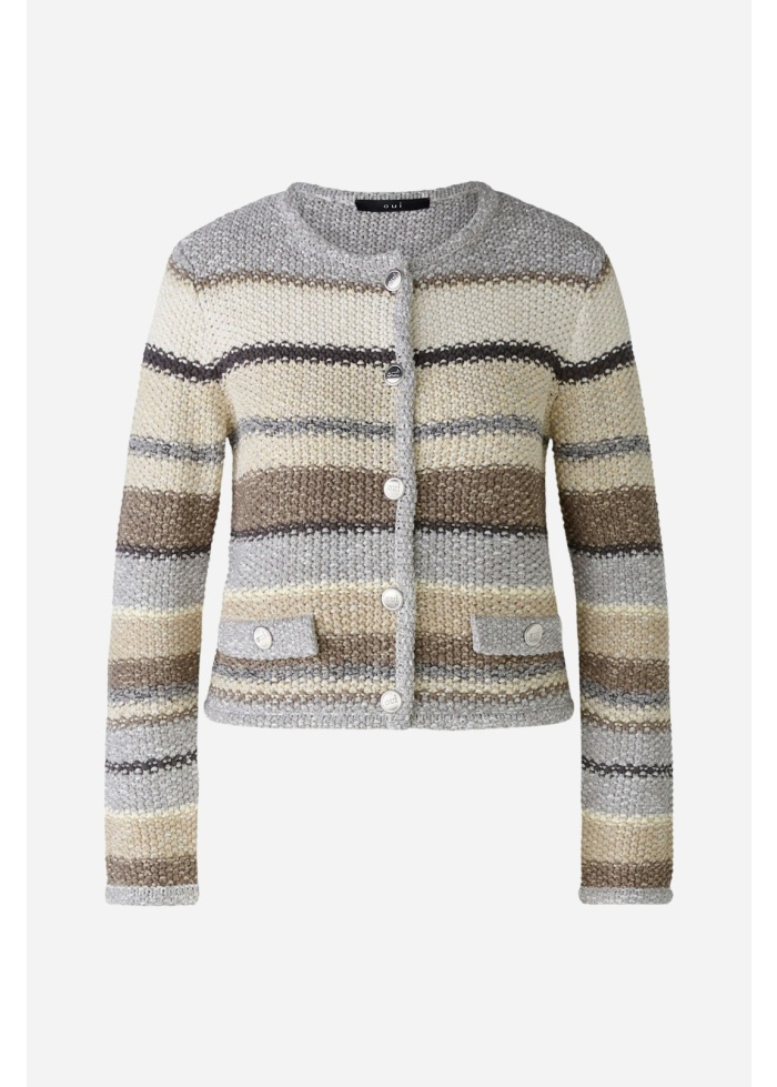 Oui | Decorative Cardigan 