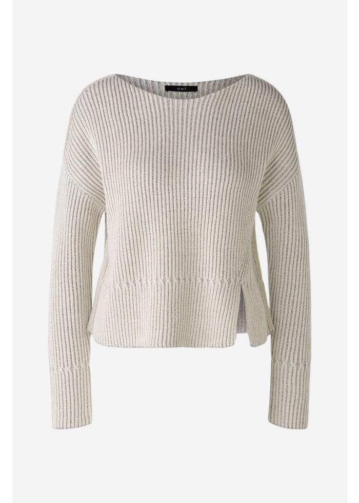 Oui | Split Lurex Jumper