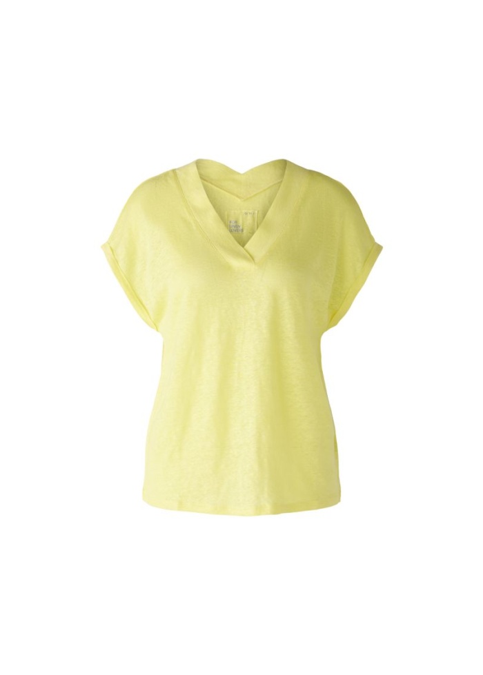Oui | Linen VNeck Top