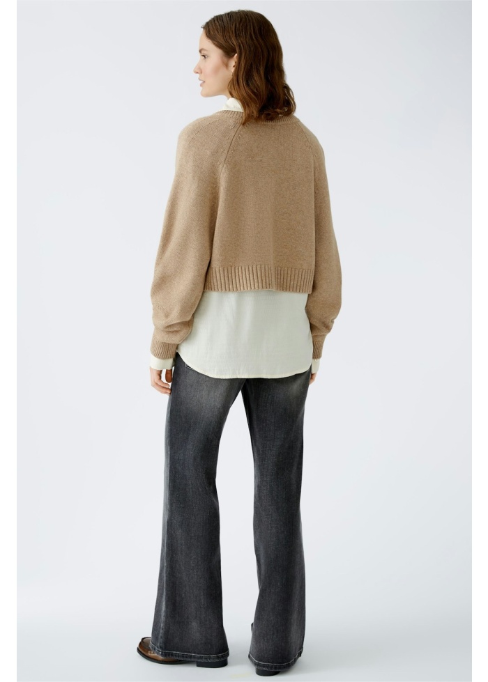 Oui | Cropped Jumper