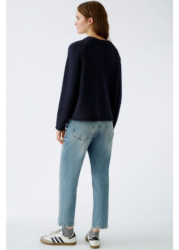 Oui | Navy Star Jumper