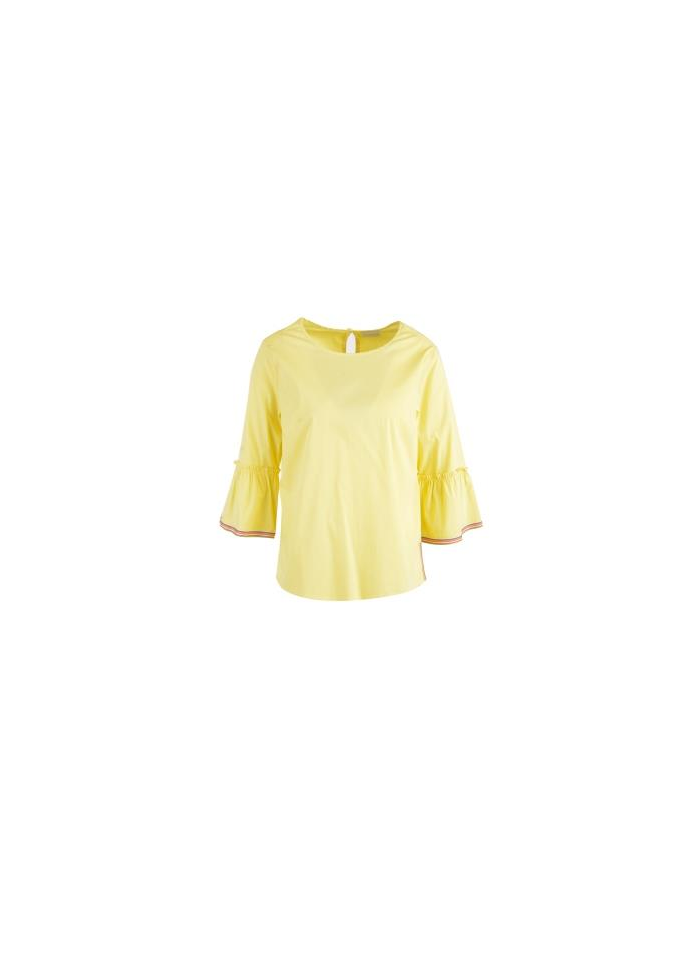 Fluted Sleeve Top