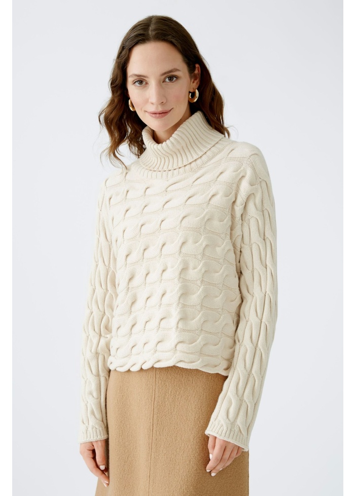 Oui | Cable Knit Jumper