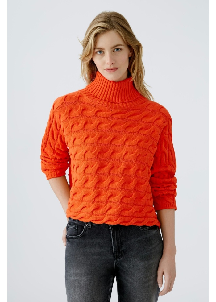 Oui | Cable Knit Jumper