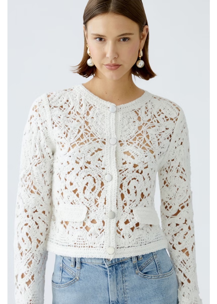 Oui | Crochet Cardigan